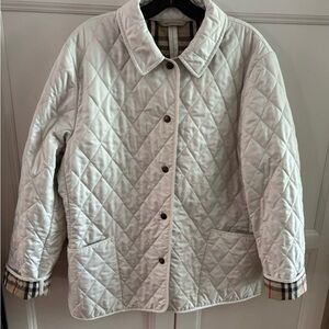 Burberry Plaid Quilted Jacket